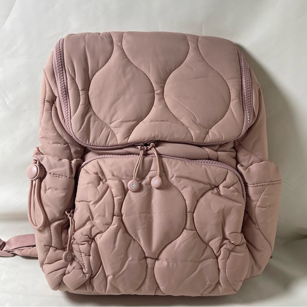 Vera Bradley Women's Featherweight Backpack Bookbag, Rose Quartz, One Size